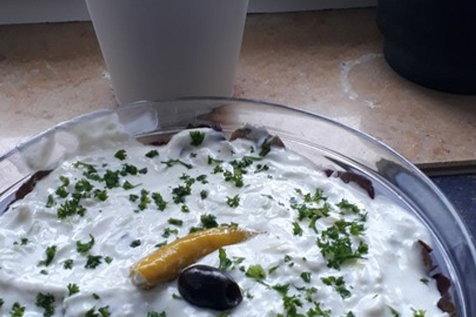 Griechischer  Schichtsalat