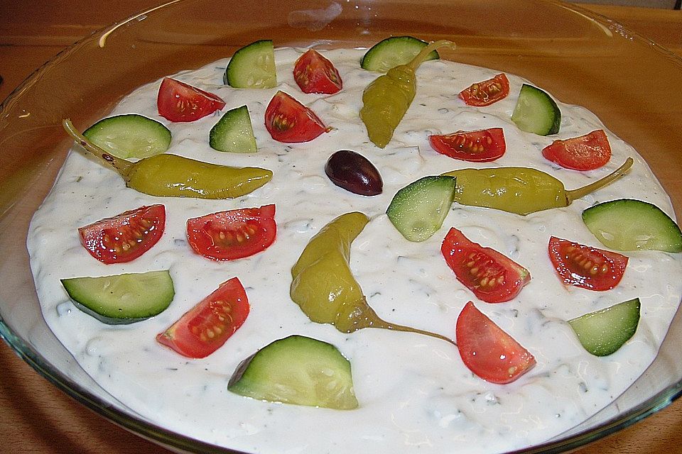 Griechischer  Schichtsalat