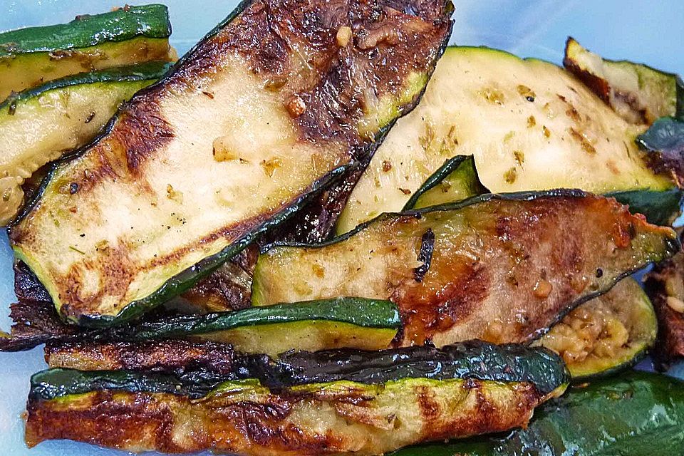 Gegrillte Zucchini