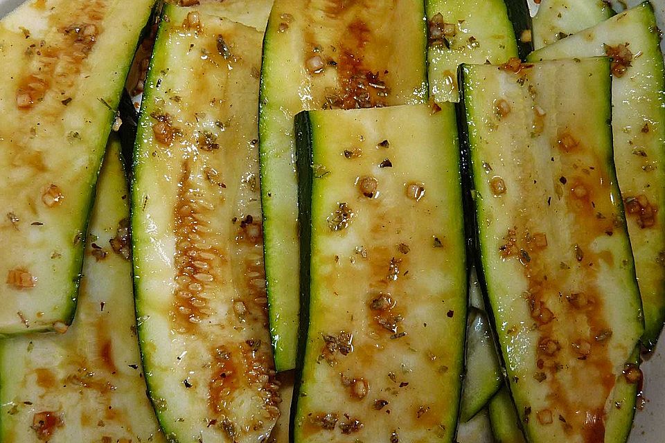 Gegrillte Zucchini