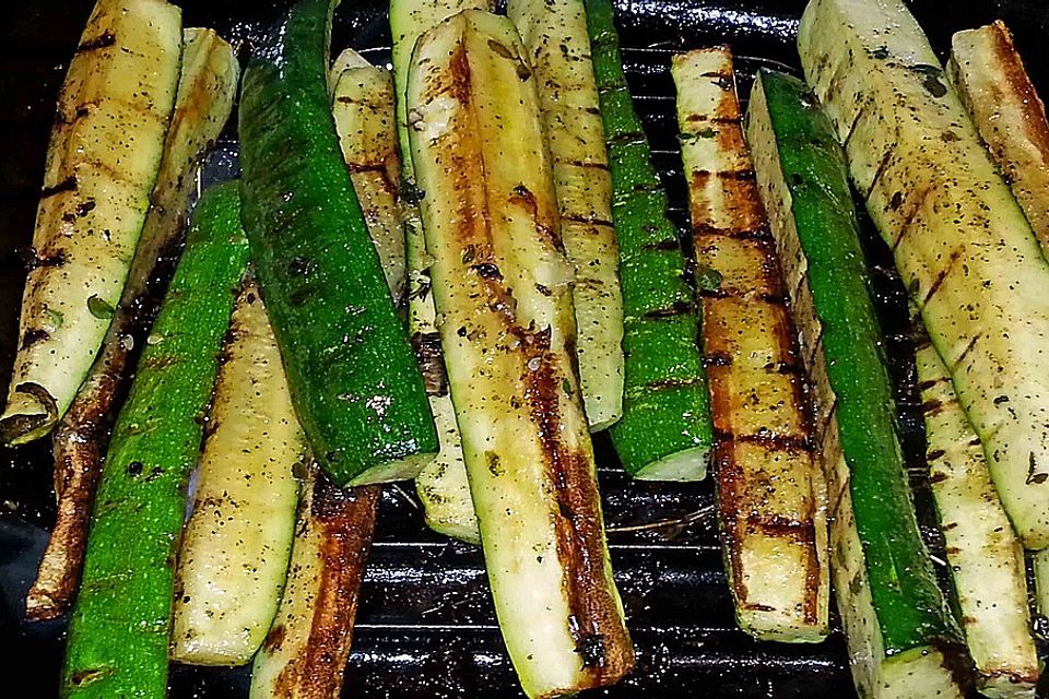 Gegrillte Zucchini