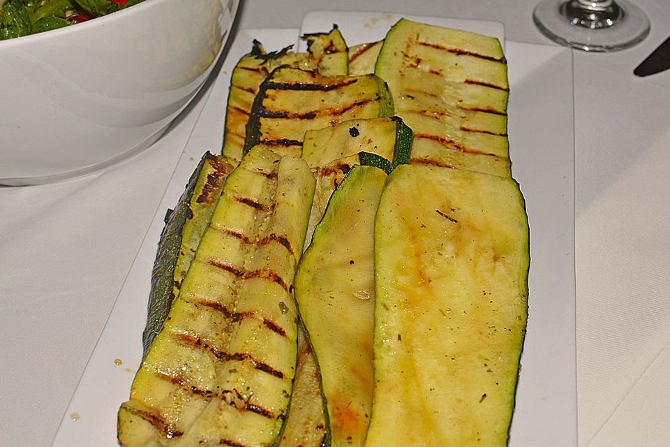 Gegrillte Zucchini