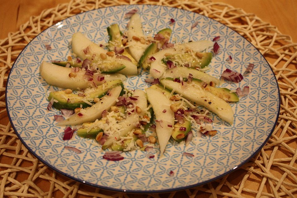 Avocado - Birnen - Carpaccio