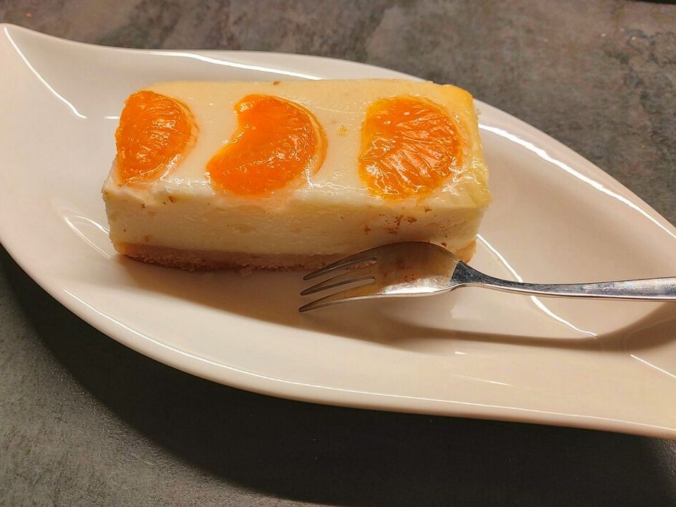 Käse - Mandarinen - Blechkuchen von Stutinki666| Chefkoch