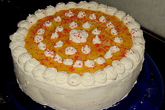 Aprikosen - Zitronenjoghurt - Torte von fenchelhexe| Chefkoch