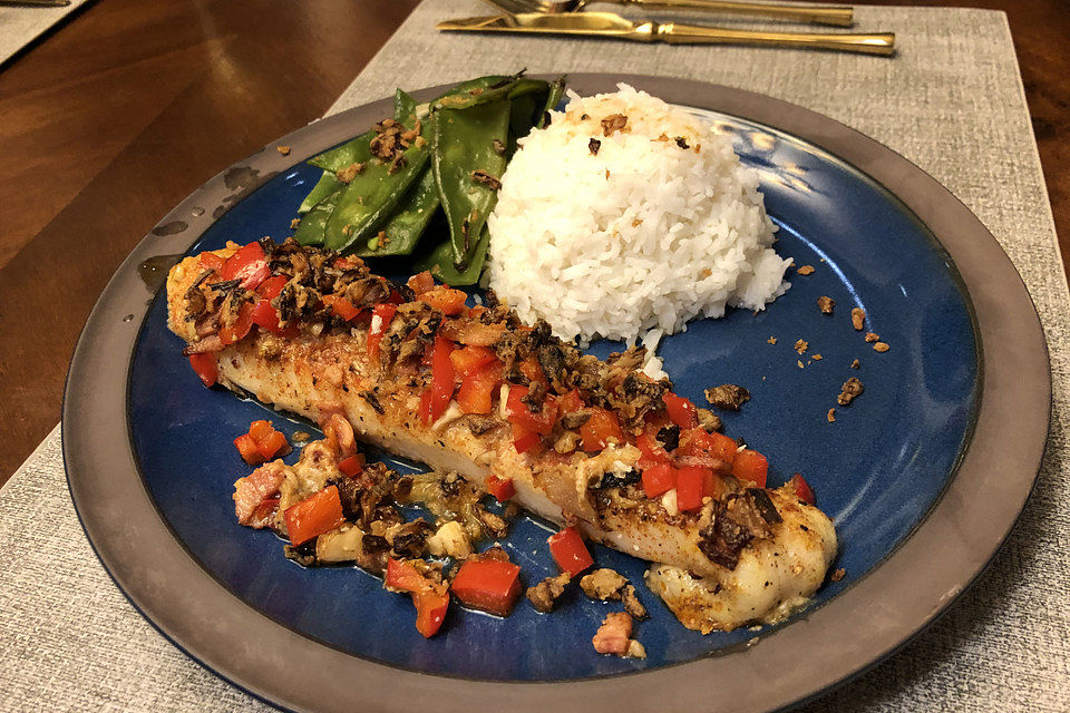 Gegrillter Fisch nach Cajun-Art