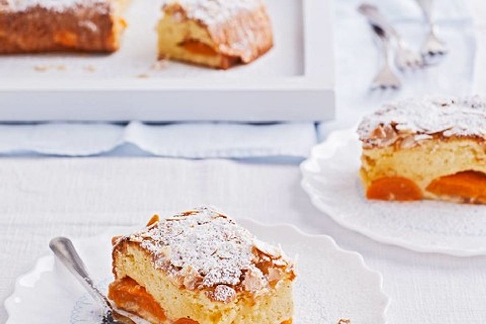 Marillenkuchen  - mit versunkenen Marillen