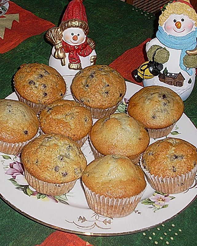 Muffins mit Blaubeeren