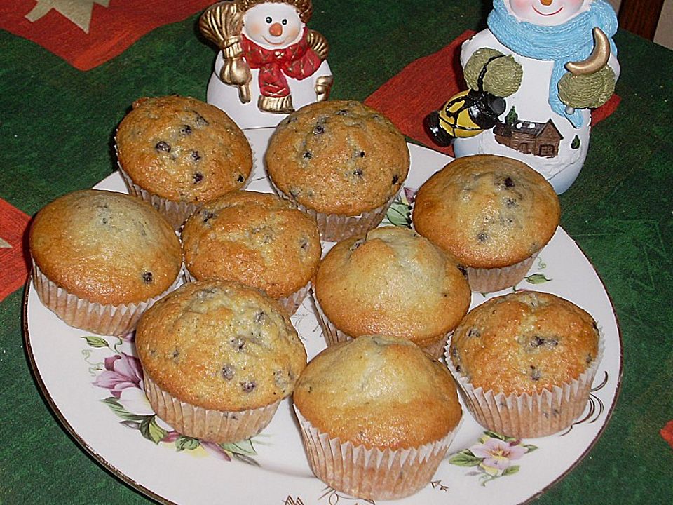 Muffins mit Blaubeeren von In_England Chefkoch