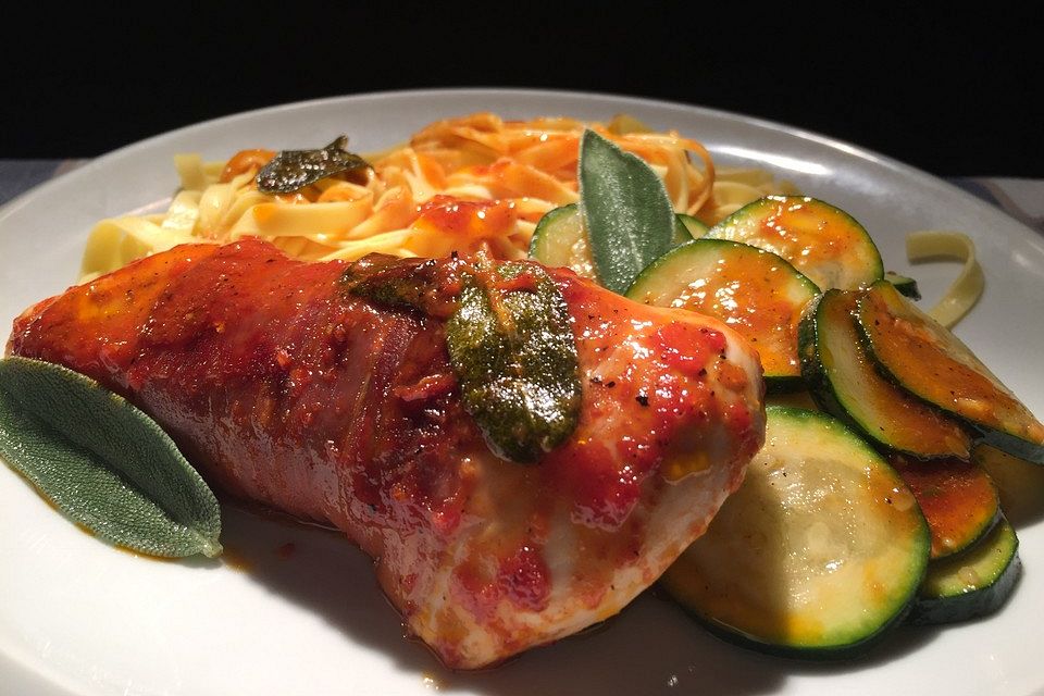 Hähnchen Saltimbocca Hähnchen Saltimbocca