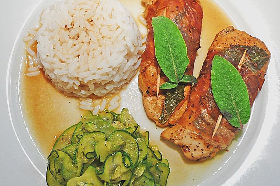 Hähnchen Saltimbocca Hähnchen Saltimbocca