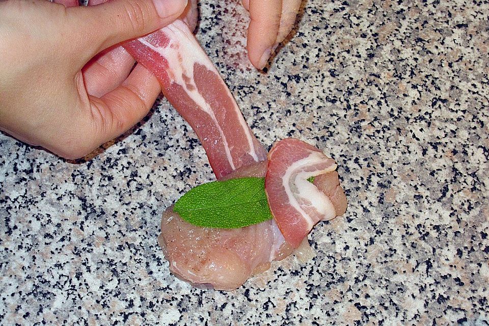 Hähnchen Saltimbocca Hähnchen Saltimbocca