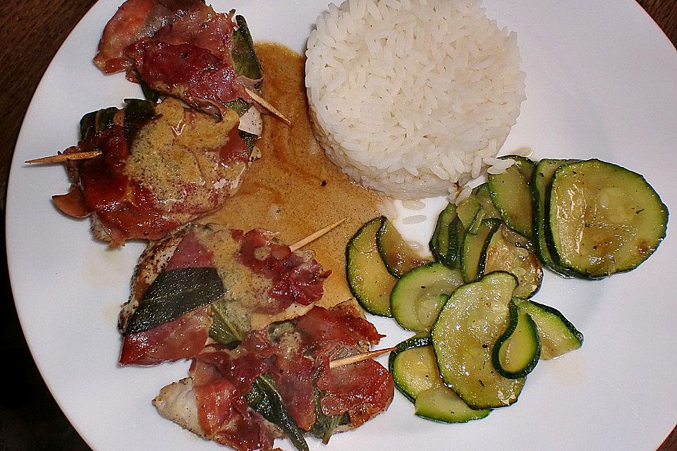 Hähnchen Saltimbocca Hähnchen Saltimbocca
