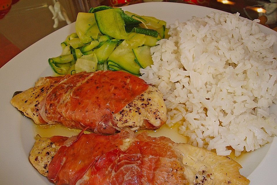 Hähnchen Saltimbocca Hähnchen Saltimbocca