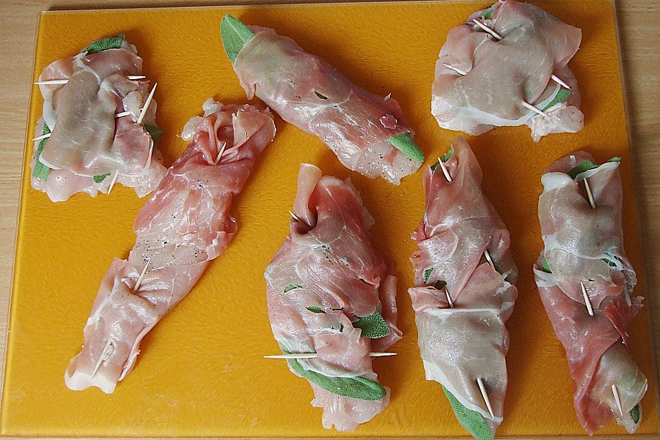 Hähnchen Saltimbocca Hähnchen Saltimbocca