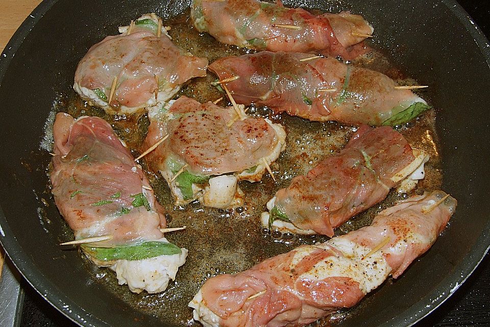 Hähnchen Saltimbocca Hähnchen Saltimbocca