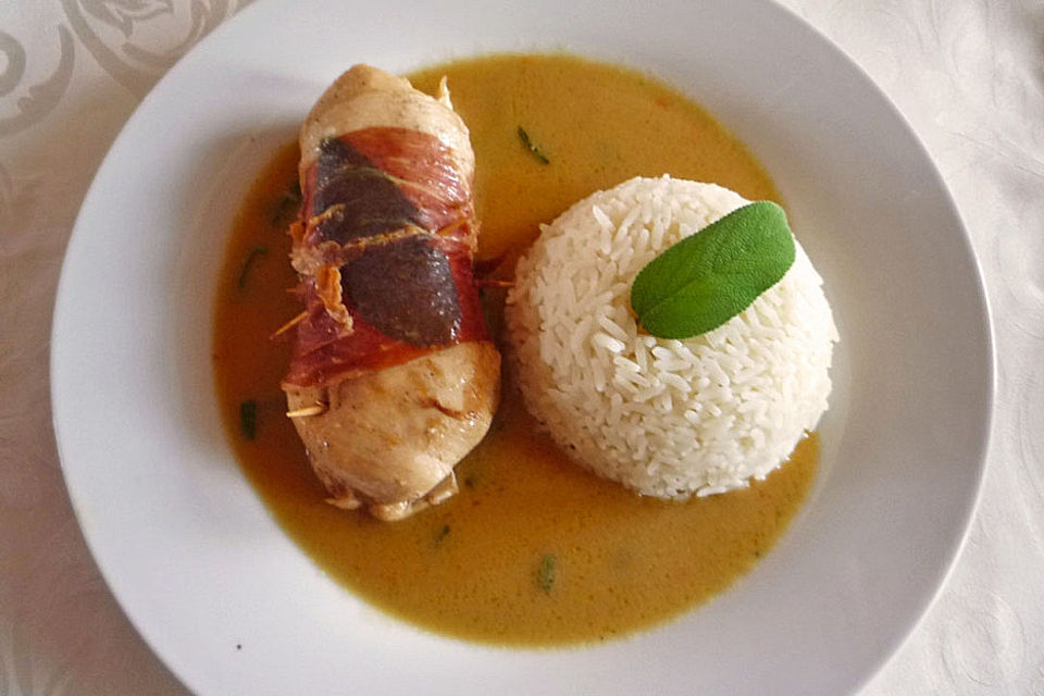 Hähnchen Saltimbocca Hähnchen Saltimbocca