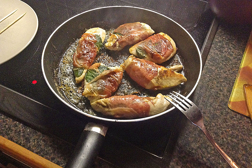 Hähnchen Saltimbocca Hähnchen Saltimbocca