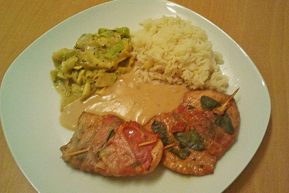 Hähnchen Saltimbocca Hähnchen Saltimbocca