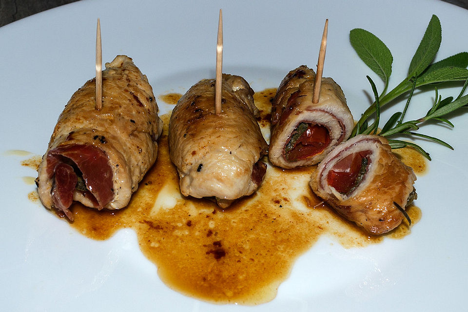 Hähnchen Saltimbocca Hähnchen Saltimbocca