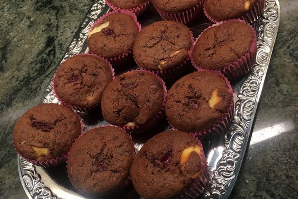 Schoko - Kirsch - Muffins