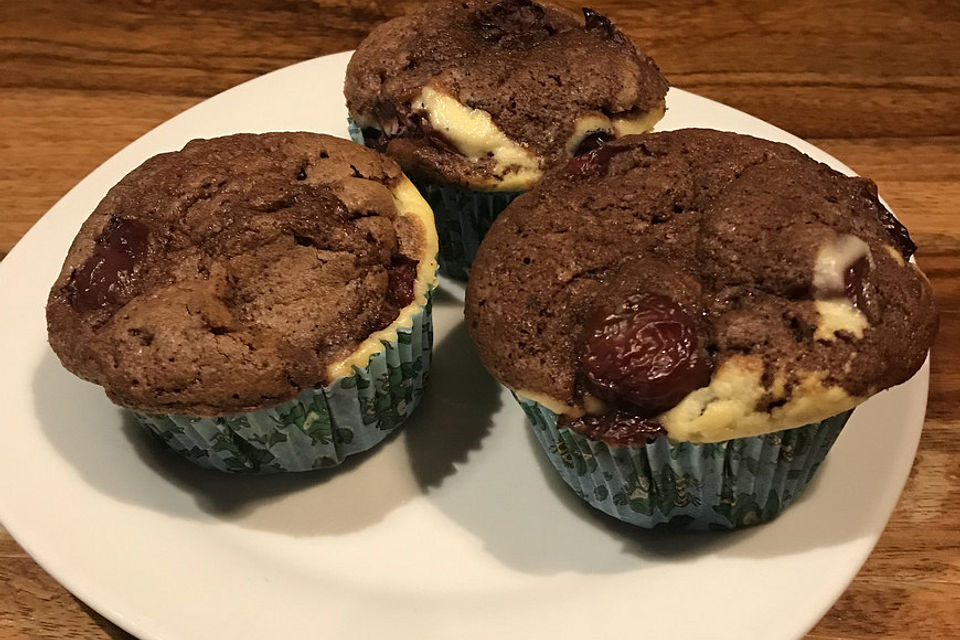 Schoko - Kirsch - Muffins