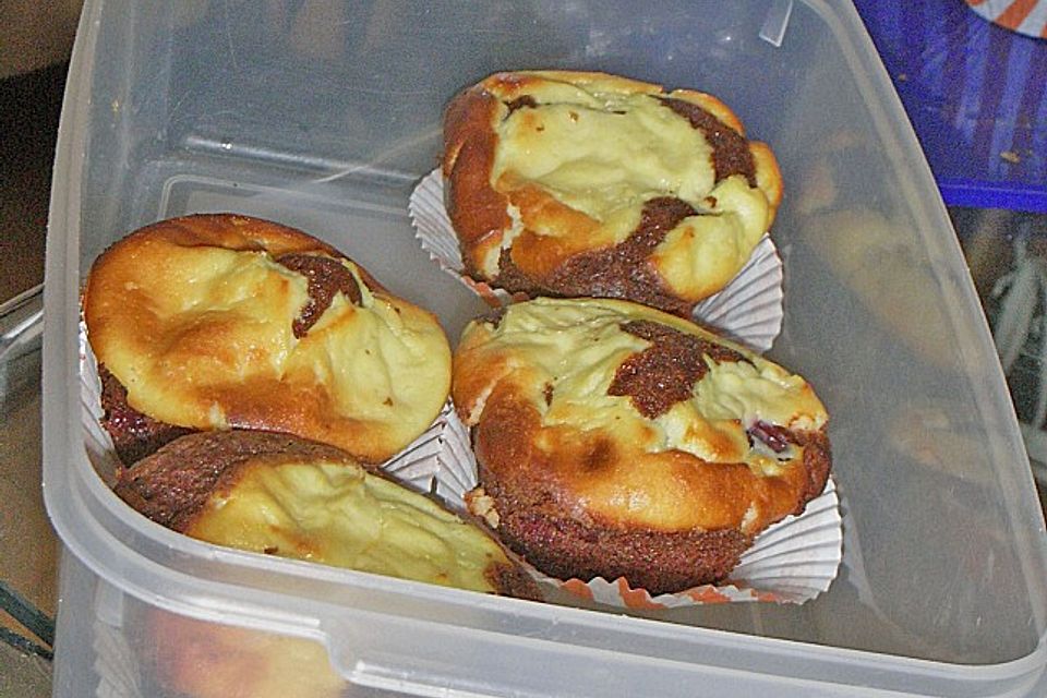 Schoko - Kirsch - Muffins