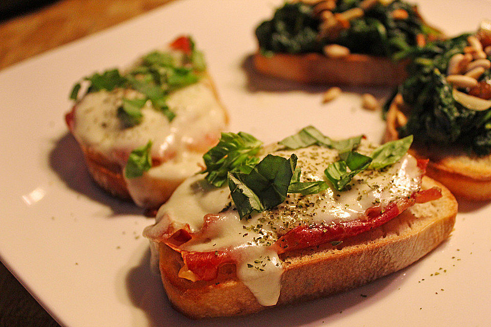 Mozzarella - Schinken - Bruschetta à la lotusflower