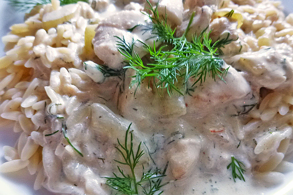 Geschnetzeltes mit Dill