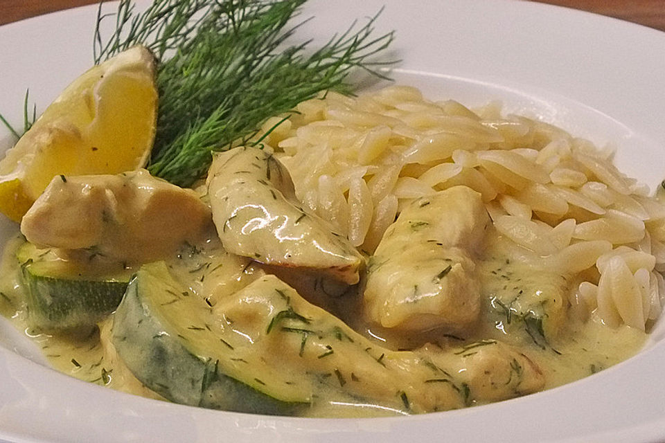 Geschnetzeltes mit Dill