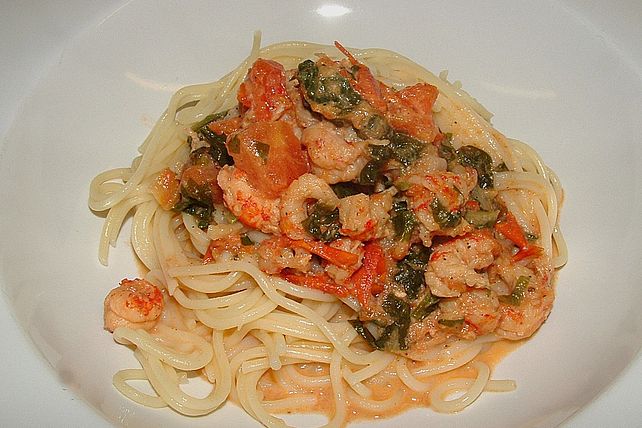 Bärlauch - Pasta mit Flusskrebsen von Krollock| Chefkoch