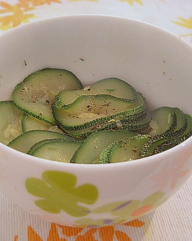 Elandas Gemüsebeilage: Zucchini