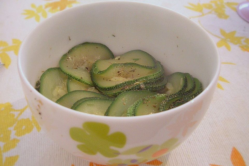 Elandas Gemüsebeilage: Zucchini