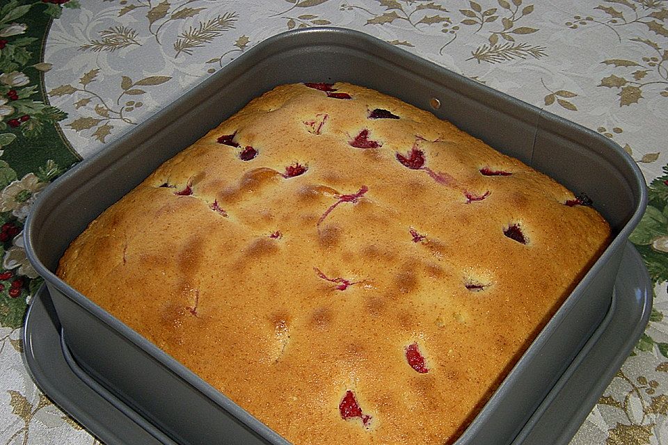 Himbeer-Sandkuchen