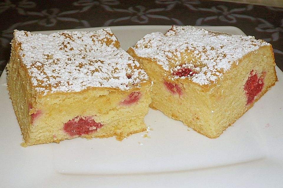 Himbeer-Sandkuchen