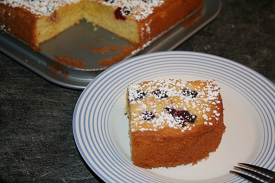 Himbeer-Sandkuchen