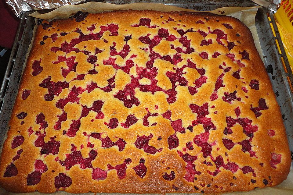 Himbeer-Sandkuchen