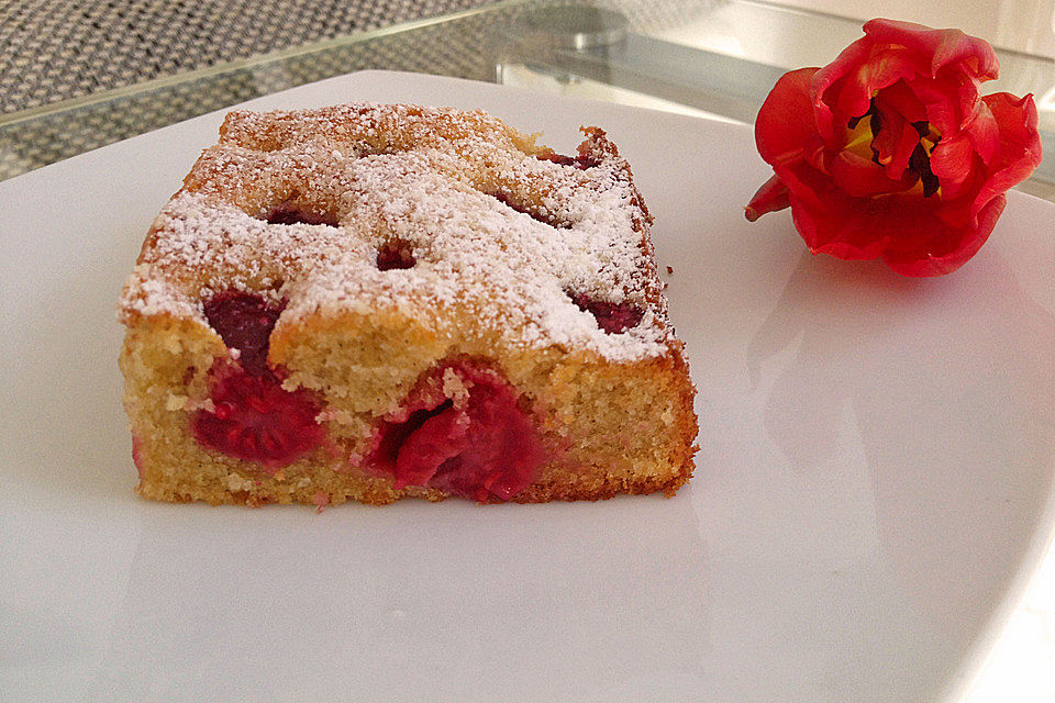 Himbeer-Sandkuchen