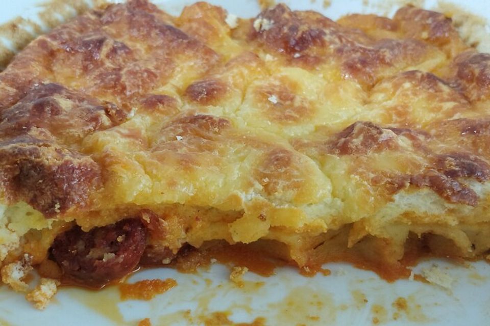 Clafoutis mit Chorizo