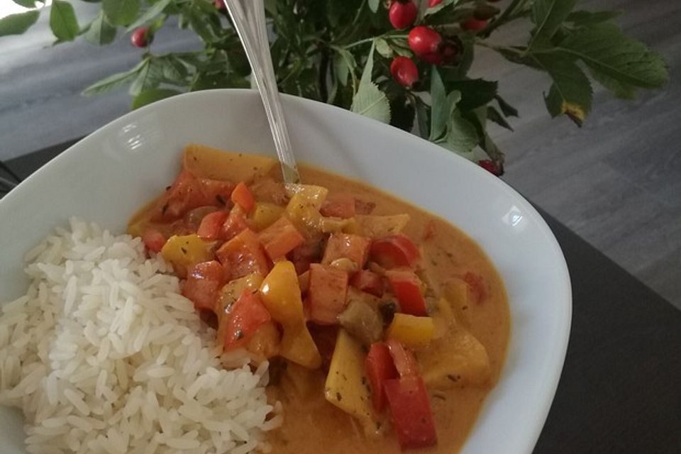 Einfaches veganes Curry