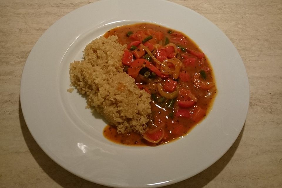 Einfaches veganes Curry