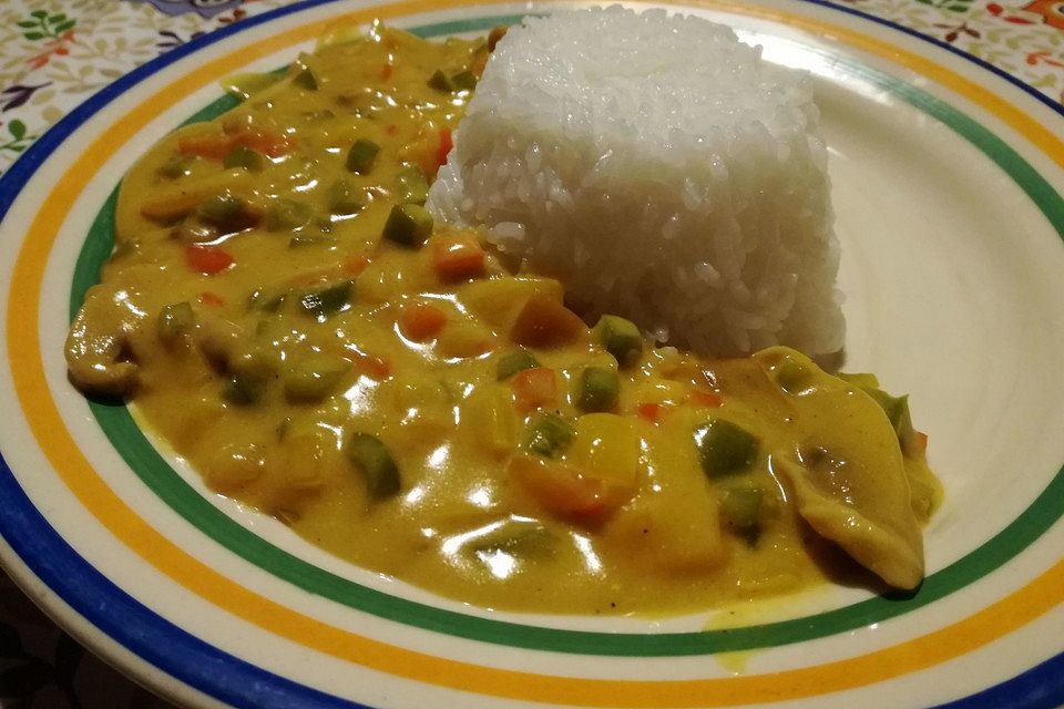 Einfaches veganes Curry