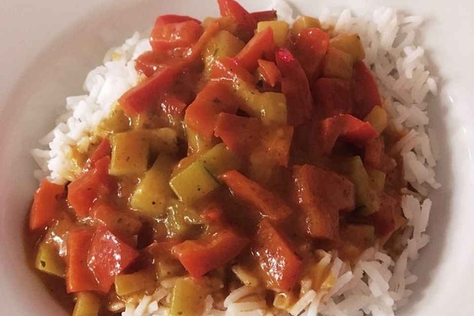 Einfaches veganes Curry