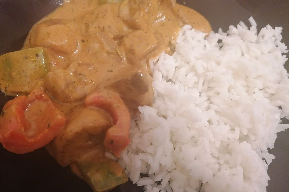 Einfaches veganes Curry