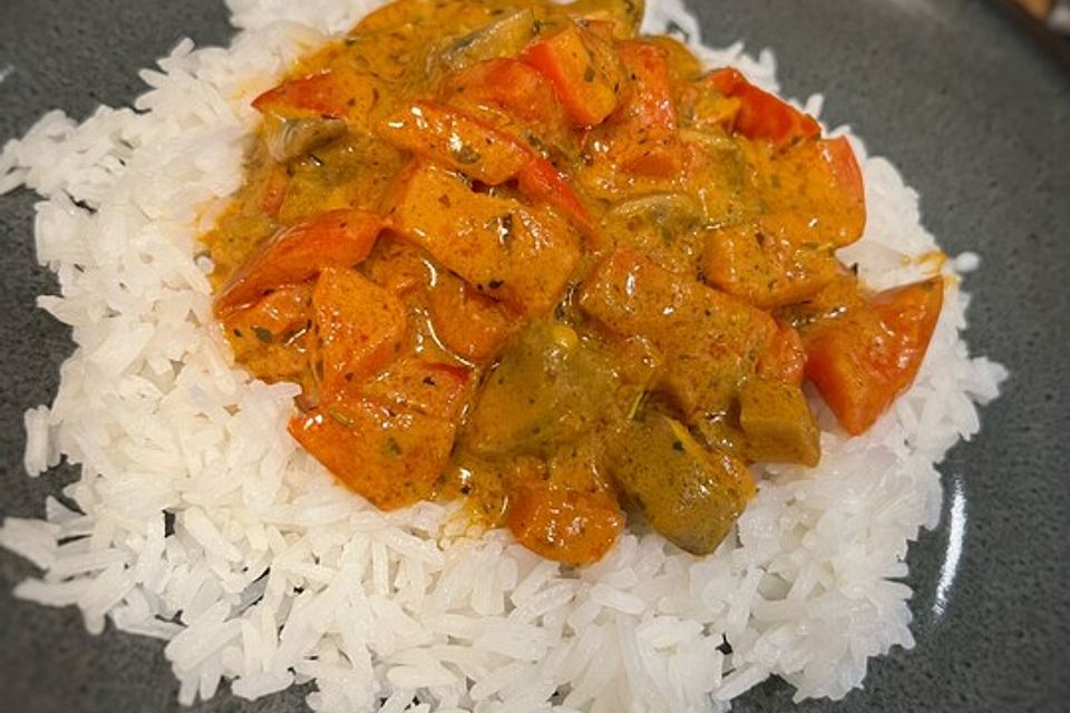 Einfaches veganes Curry