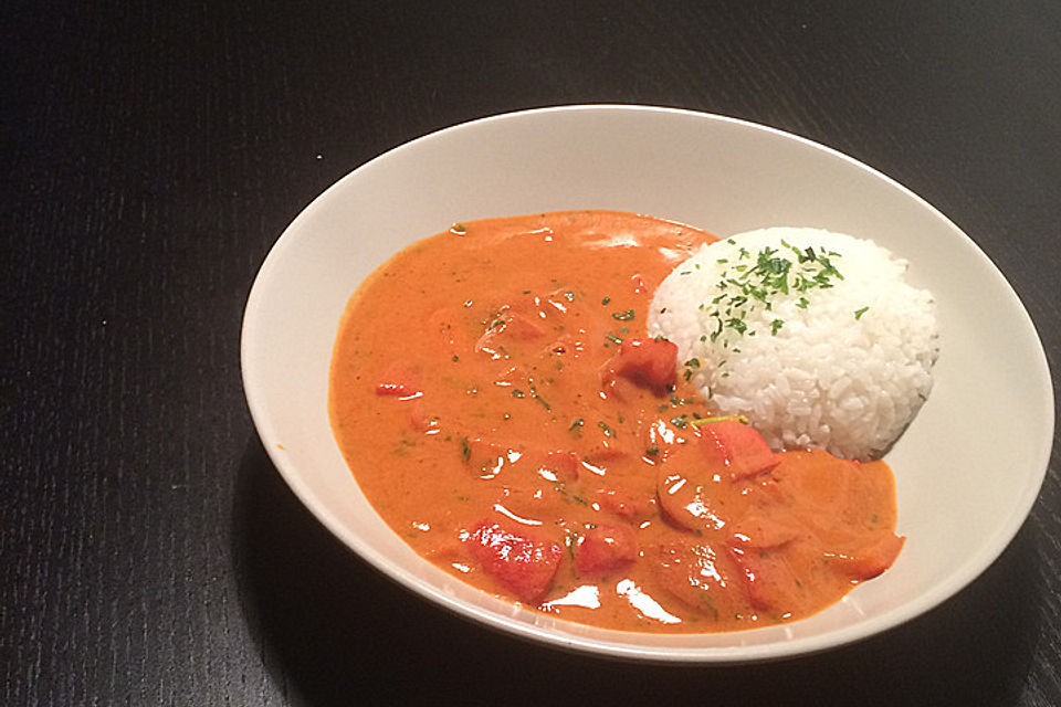 Einfaches veganes Curry