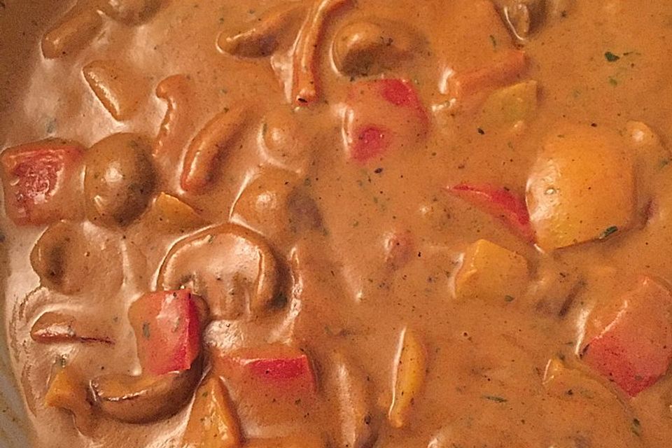 Einfaches veganes Curry