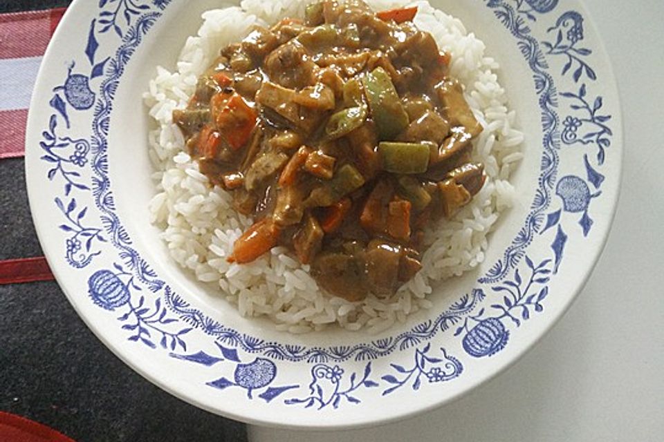 Einfaches veganes Curry