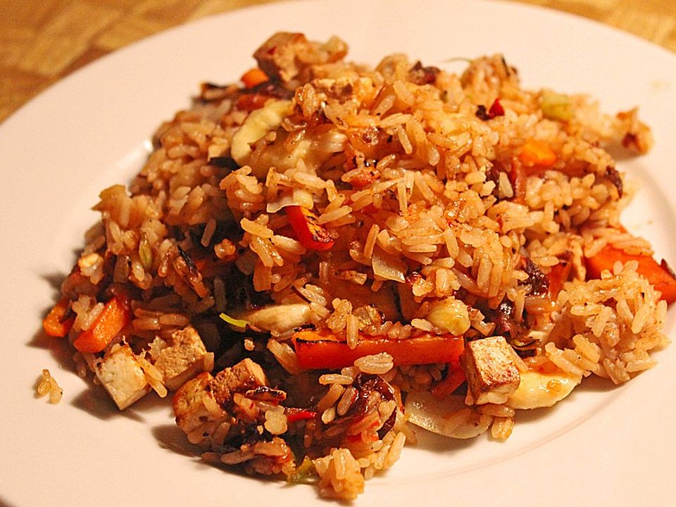 Scharfer Reis mit Tofu von Fusseluhu | Chefkoch