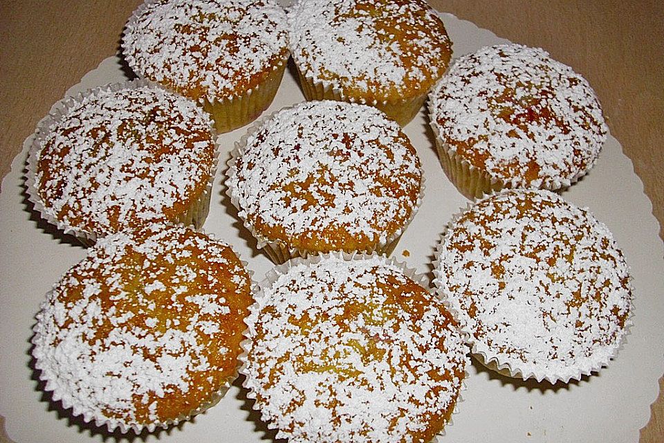 Muffins mit Marmelade